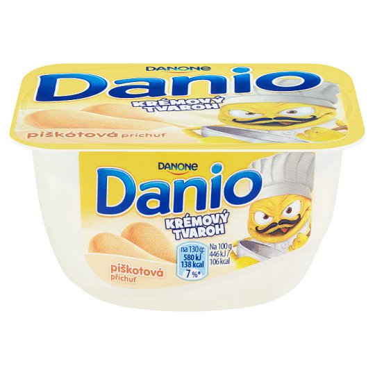 Danone Danio Krémový tvaroh piškótová príchuť 130 g