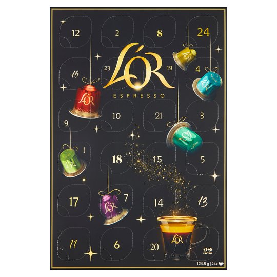 L'OR Espresso Advent Calendar 24 Capsules 124.8 g Tesco Groceries