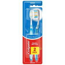 Colgate Extra Clean Toothbrush Medium 2pcs