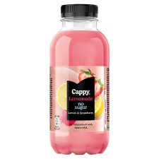 Cappy Lemonade No Sugar Lemon & Strawberry 400 ml