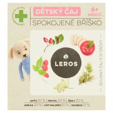 Leros Children's Tea, Satisfied Belly 10 x 2 g (20 g)