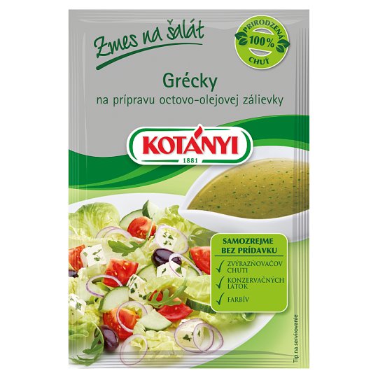 Kotányi Zmes na šalát Grécky na prípravu octovo-olejovej zálievky 13 g