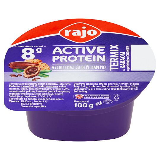 Rajo Active Protein Termix s kakaom a príchuťou cookies 100 g
