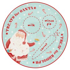 F&F Home Santa Claus Dinner Plate