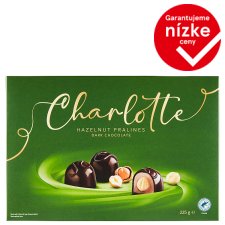 Charlotte Bonbóny z horkej čokolády s náplňou s lieskovými orieškami 225 g