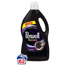 PERWOLL špeciálny prací gél Renew Black na oživenie farieb a obnovenie vlákien 62 praní, 3720 ml