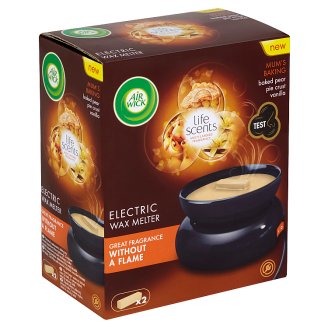 Air Wick Life Scents Wax Melts elektrický ohrievač vosku a voskové náplne vôňa maminho koláča 22 g