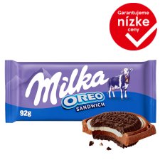 Milka Oreo Sandwich Milk Chocolate and Biscuits 92 g