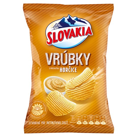 Slovakia Vrúbky s príchuťou horčice 65 g