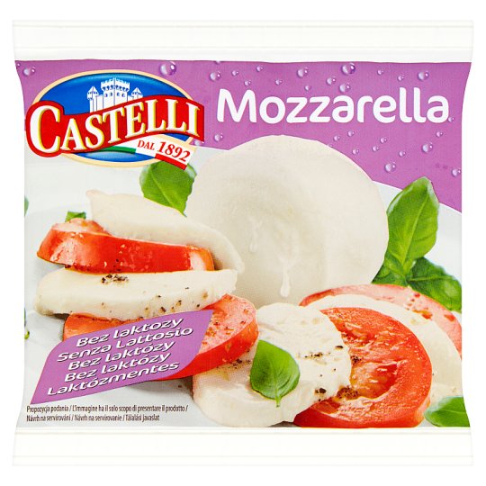 Castelli Mozzarella bez laktózy 125 g