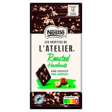 NESTLÉ ATELIÉR Dark Chocolate Hazelnuts 100 g