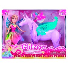 Glitzeez Fairy Doll & Unicorn
