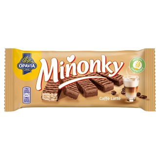 Opavia Miňonky Caffé latté oblátky celomáčané v mliečno-kakaovej poleve 50 g