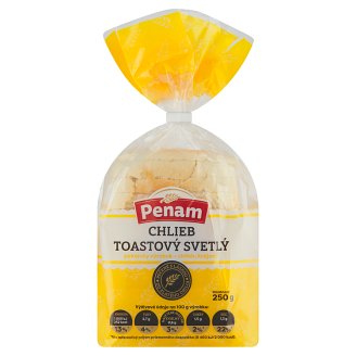 Penam Chlieb toastový svetlý 250 g