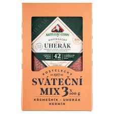 Kostelecké Uzeniny Kostelecký sviatočný mix 3 x 100 g (300 g)