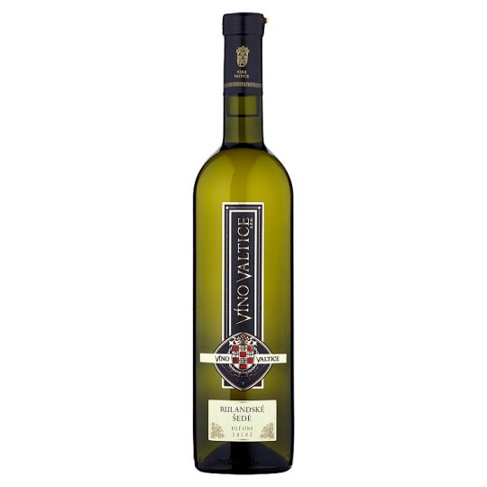 Víno Valtice Rulandské šedé biele suché víno 0,75 l