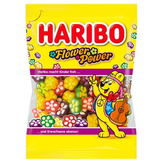 Haribo Flower Power želé s ovocnými príchuťami 90 g