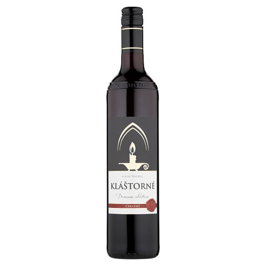 Vitis Pezinok Kláštorné víno červené polosladké 0,75 l