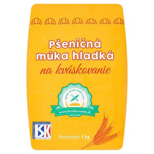 Pšeničná múka hladká na kváskovanie 1 kg