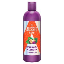 Aussie SOS Strength & Length Šampón 300 ml na Dlhé, Oslabené a Lámavé Vlasy