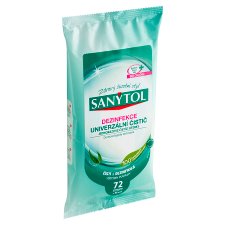 Sanytol Disinfection Disposable Cleaning Wipes Eucalyptus Scent 36 pcs