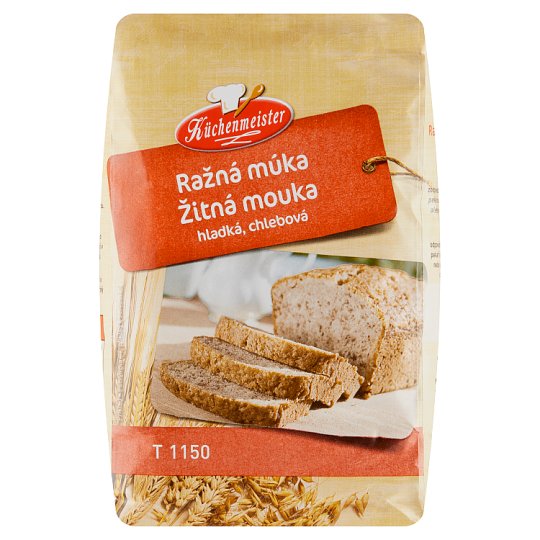 Küchenmeister Ražná múka hladká chlebová 1 kg