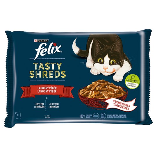 FELIX Shreds lahodný výber z rýb v šťave 4 x 80 g