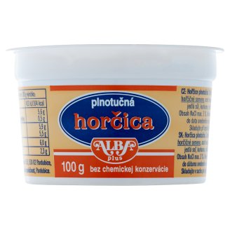 Alba Plus Horčica plnotučná 100 g