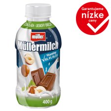 Müller Müllermilch Mliečny nápoj s príchuťou čokoláda-lieskový oriešok 400 g