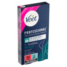 Veet Easy-Gel Wax Strips Sensitive Skin Legs and Body 12 pcs