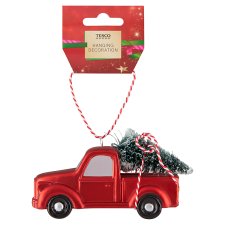 Tesco Red Truck Hanging Decoration