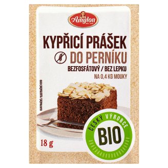 Amylon Bio kypriací prášok do perníka bez lepku 18 g