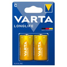VARTA Longlife C alkalické batérie 2 ks