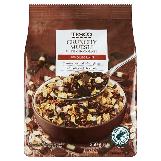Tesco Cocoa Crunchy Muesli with Chocolate 350 g
