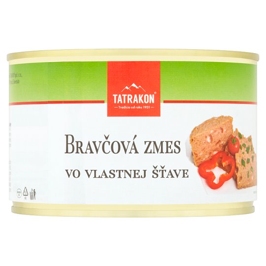 Tatrakon Bravčová zmes vo vlastnej šťave 400 g