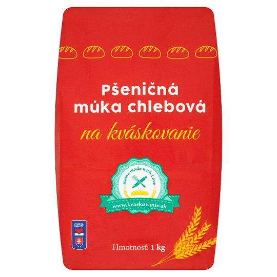 Pšeničná múka chlebová na kváskovanie 1 kg