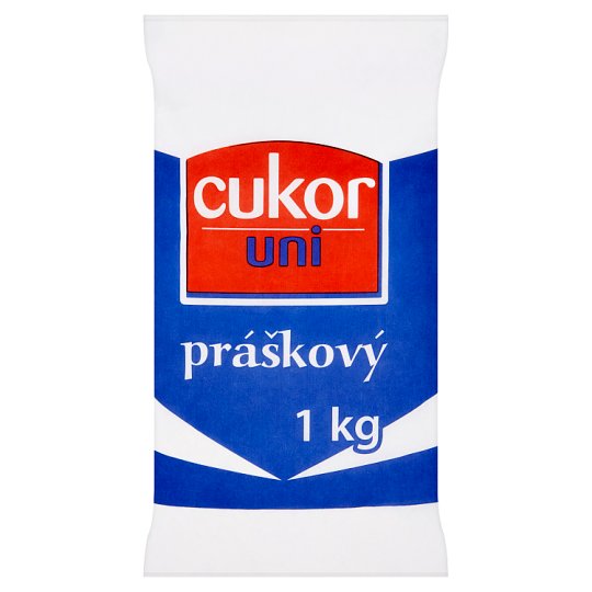 Cukor Uni práškový 1 kg