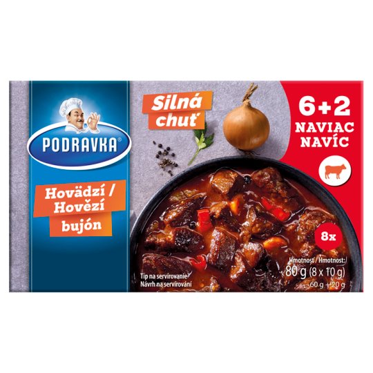 Podravka Hovädzí bujón 8 x 10 g