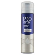 Tesco Pro Formula For Men Shaving Foam Sensitive 250 ml