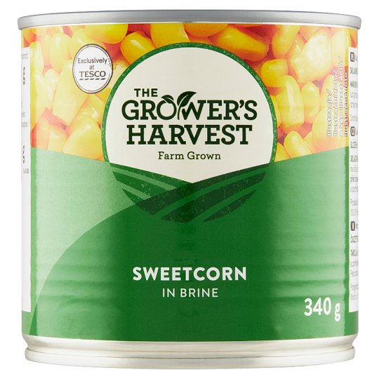 Growers Harvest Sweetcorn 325G - Tesco Groceries