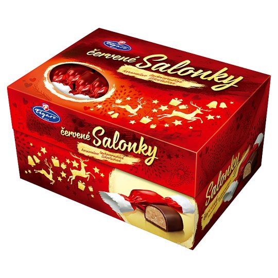 Figaro Červené lieskovoorieškovo-karamelové salónky 450 g