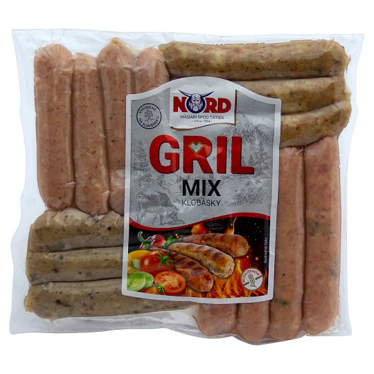 Nord Gril klobásky mix II 400 g