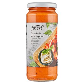 Tesco Finest Hotová paradajková omáčka na cestoviny so syrom mascarpone 340 g