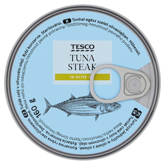 Tesco Tuna Steak in Olive Oil 160 g Tesco Groceries