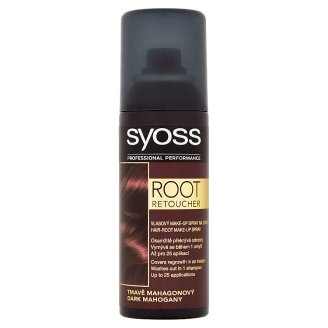 Syoss Root Retoucher Korektor farby na odrastené vlasy tmavo mahagónový 120 ml