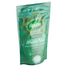 Radox Muscle Relax soľ do kúpeľa s vôňou mäty 900 g