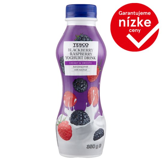 Tesco Yoghurt Drink Blackberry-Raspberry 350 g
