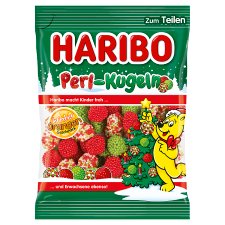 Haribo Perl-Kugeln Jelly with Fruit Flavor with Nonpareille 200 g