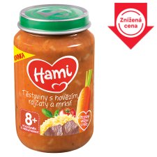 Hami Pasta with Beef, Tomatoes and Carrot 200 g