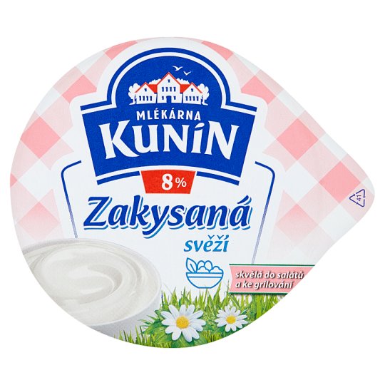 Mlékárna Kunín Zakysaná svieža 8% 190 g